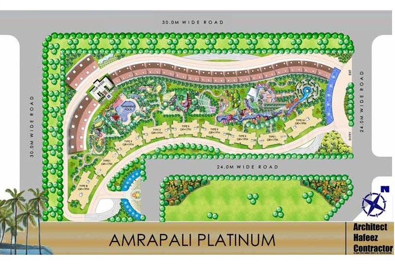 Amrapali Platinum master plan