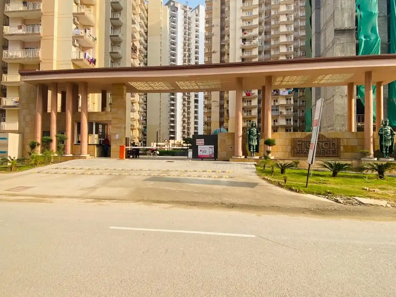 French Apartment Main Entrance View