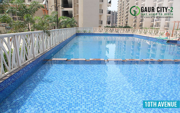 Gaur City 10th Avcenue swimming pool