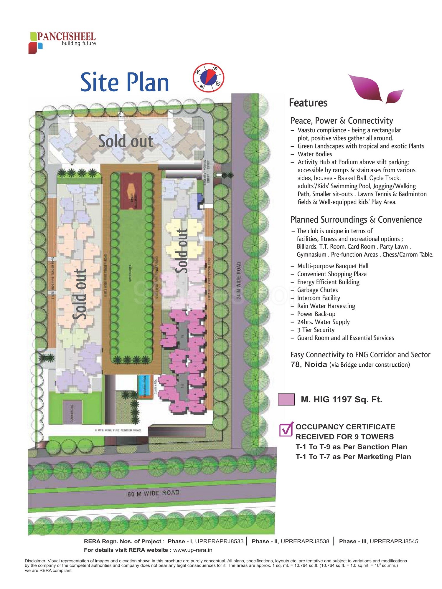 Panchsheel Hynish site Plan
